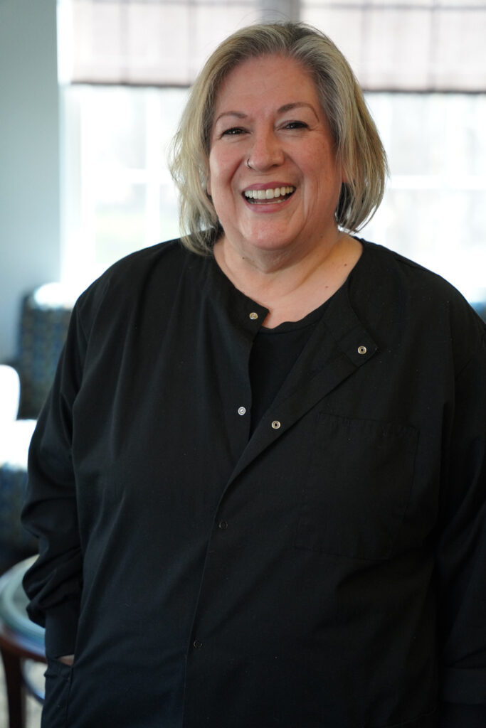 Portrait of Dental Assistant Mel in The Buffalo Dentist's waiting room